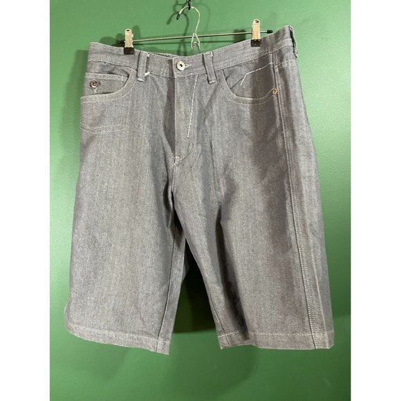 Most Official 7 - DNM Grey Denim Jean Shorts - Size 36W - Picture 1 of 8